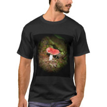 Red Capped Russula Mushroom