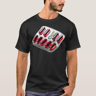 Red capsule pills T-Shirt