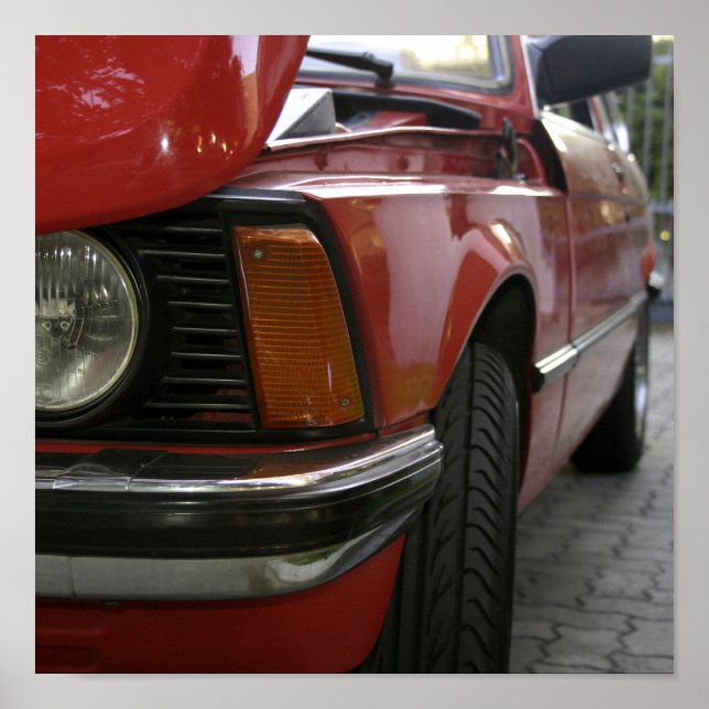 Red Car Poster (Front)