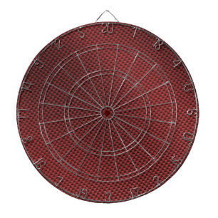Red Carbon Fibre Patterned Dartboard