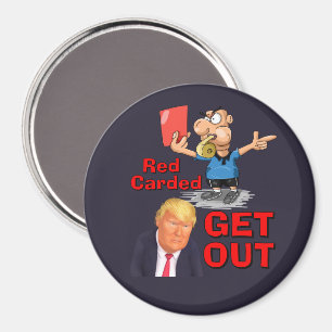 Red Carded Magnet