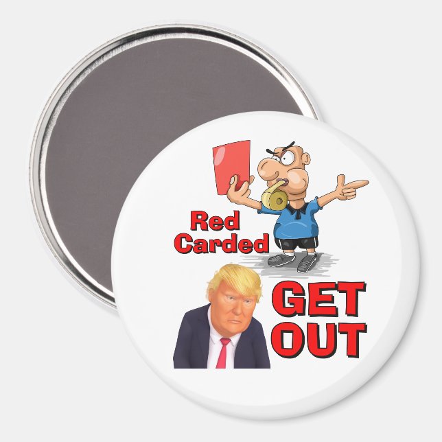 Red Carded Magnet (Front/Back)
