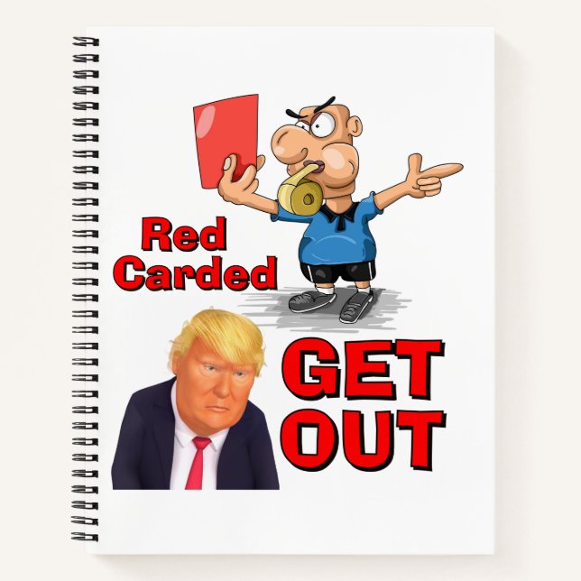 Red Carded Notebook (Front)