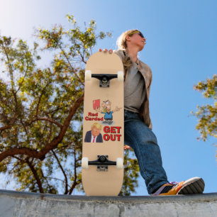 Red Carded Skateboard