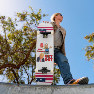 Red Carded Skateboard