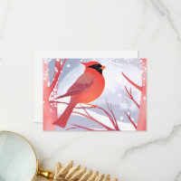 Red Cardinal | Beautiful Watercolor Painting
