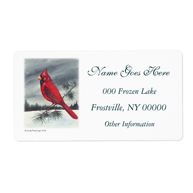 Red Cardinal Bird Left (Front)