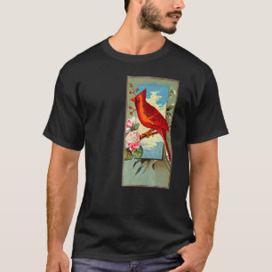Red Cardinal Bird Love Bird Watching Vintage T-Shirt