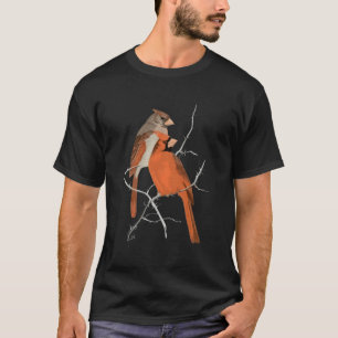 Red Cardinal Bird Male Female T-Shirt