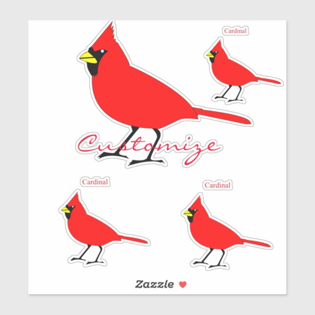 Red Cardinal Bird Thunder_Cove (Sheet)