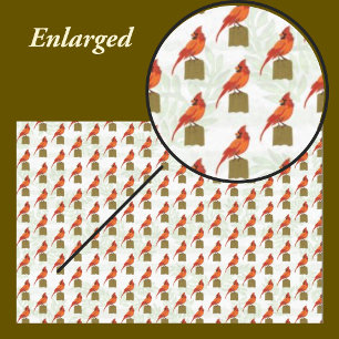 Red Cardinal Bird Tissue Paper