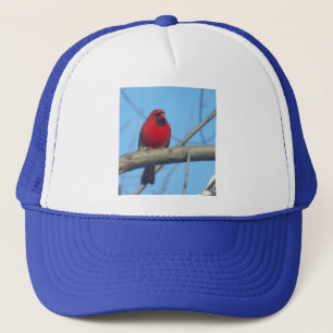 Red Cardinal/Bird Trucker Hat