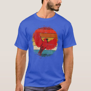 Red Cardinal Birdwatching Birder Bird Watcher boy T-Shirt