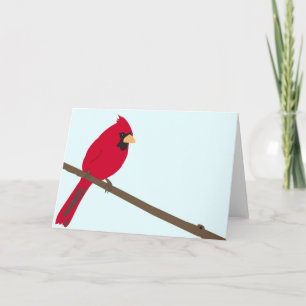 Red Cardinal Card