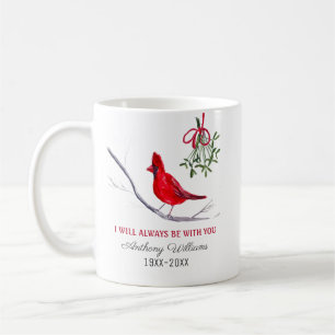 Red Cardinal Christmas Tribute Remembrance Bird Coffee Mug