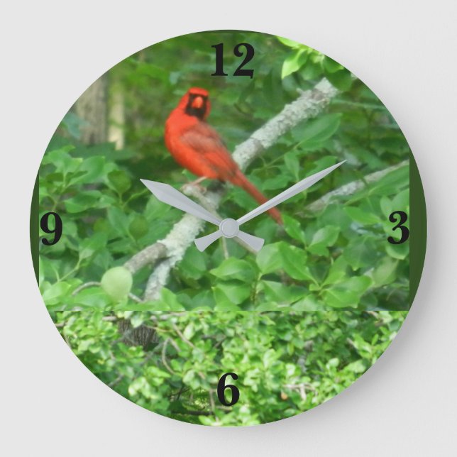 RED CARDINAL clock (Front)