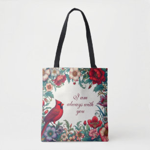 Red Cardinal Gifts Sympathy Keepsake Memorial Tote Bag