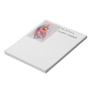 Red Cardinal in Winter Notepad