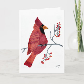 Red Cardinal Notecard