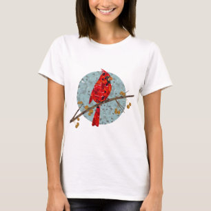 Red Cardinal , the bird of Christmas T-Shirt