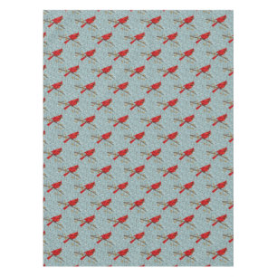 Red Cardinal , the bird of Christmas Tablecloth