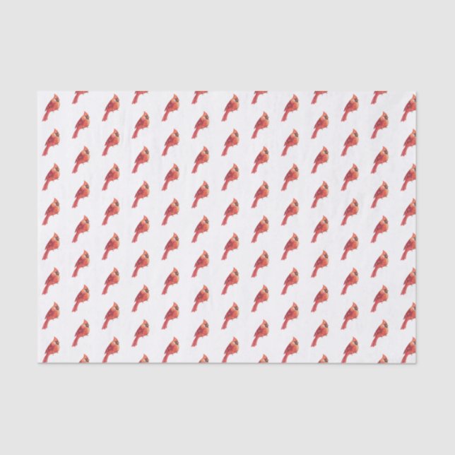 Red Cardinal Tissue Paper (Front)