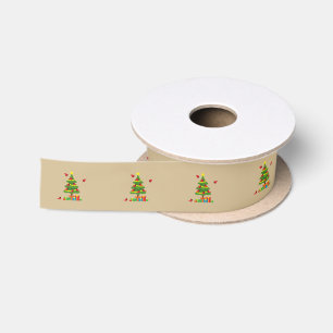 Red Cardinals - Christmas Merrier Spent Together Satin Ribbon