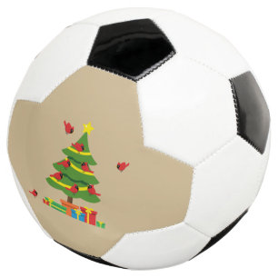 Red Cardinals - Christmas Merrier Spent Together Soccer Ball