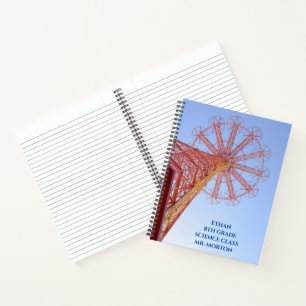 Red Carnival Structure Coney School classroom Notebook