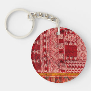 Red Carpet At Market Key Ring