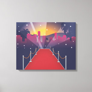 Red Carpet Celebrity Canvas Print