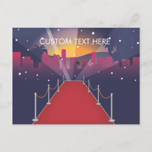 Red Carpet Celebrity Postcard