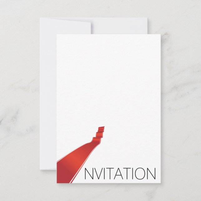 Red Carpet Club Invitation Vip Invitation (Front)