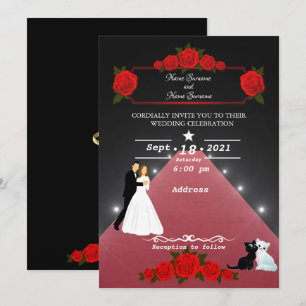 Red Carpet Invitation