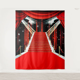 Red Carpet Photo Backdrop  Tapestry