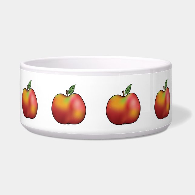 Red Cartoon Apple Fruit Illustrations (Front)