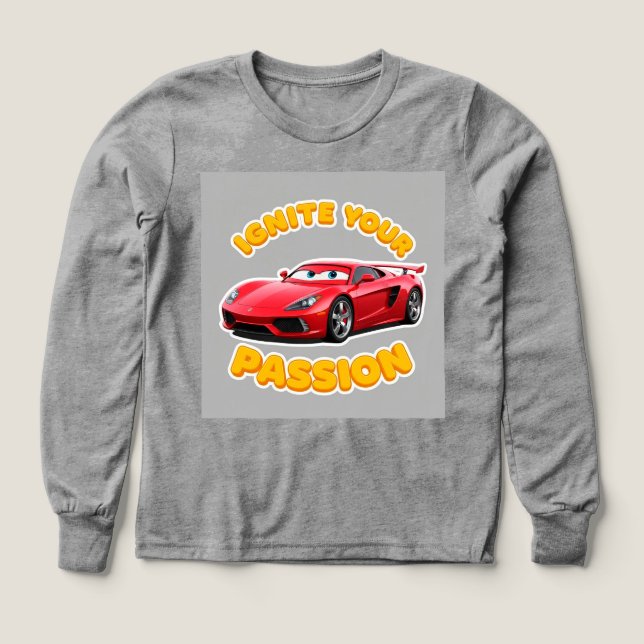 Red Cartoon Car (Design Front)