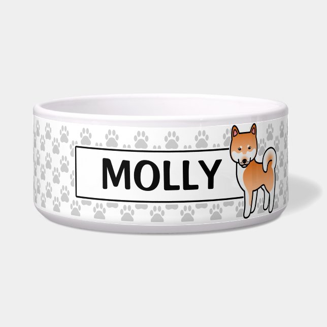 Red Cartoon Shiba Inu (Front)