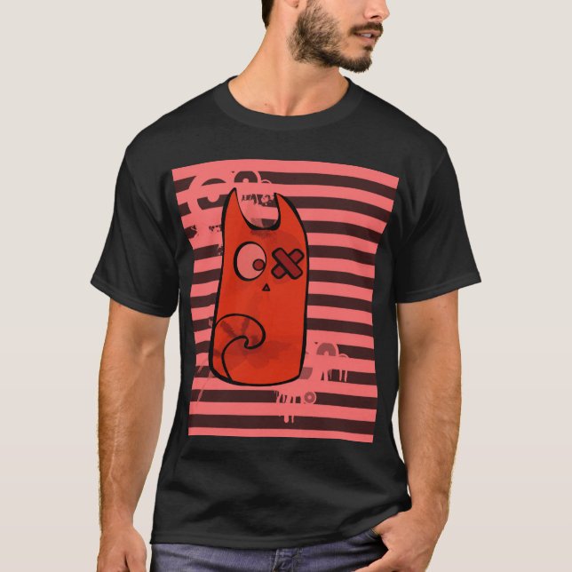 Red Cat T-Shirt (Front)