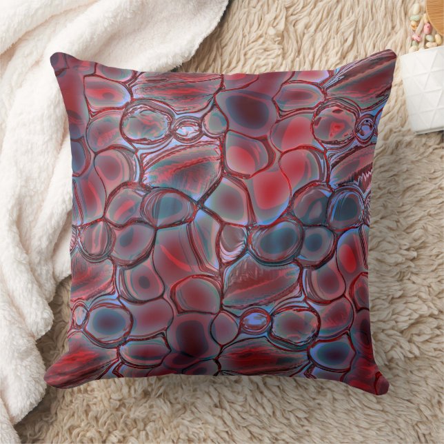 Red cell tissue with soft light flare or inflated  cushion (Blanket)