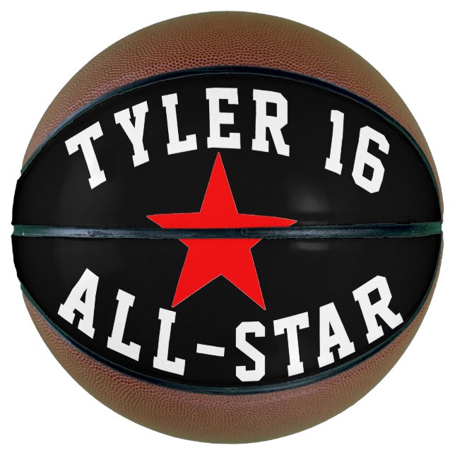 Red Centre Star Basketball (Front)