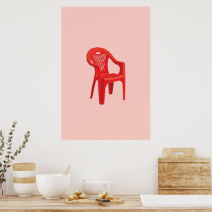 Red Chair Print