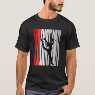 Red Champion Of Rhythmic Gymnastics Competition T-Shirt