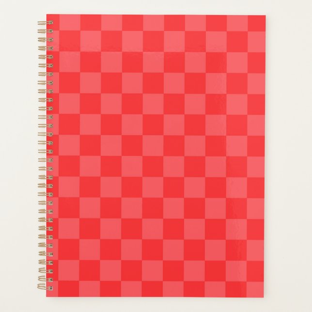 Red Check Planner (Front)