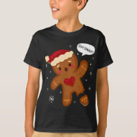 Red Cheeks Oh Snap Broken Gingerbread Santa