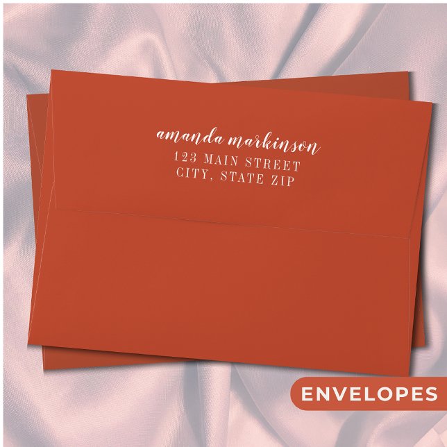 Red Chequered Garden Berry Sweet Bunny Baby Shower Envelope (Creator Uploaded)