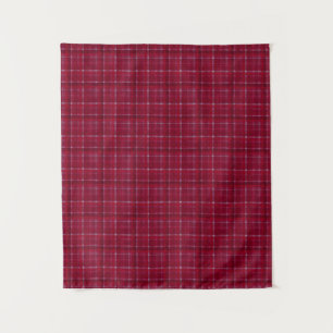 Red Chequered Tartan Tapestry