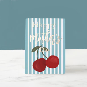 Red Cherries and Stripes Mother's Day