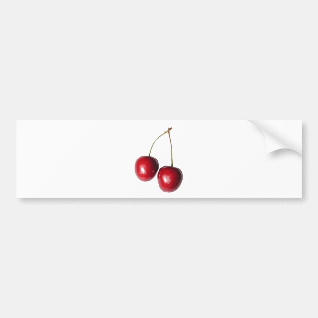 Red Cherries Bumper Sticker (Front)