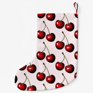 Red Cherries Christmas Stocking